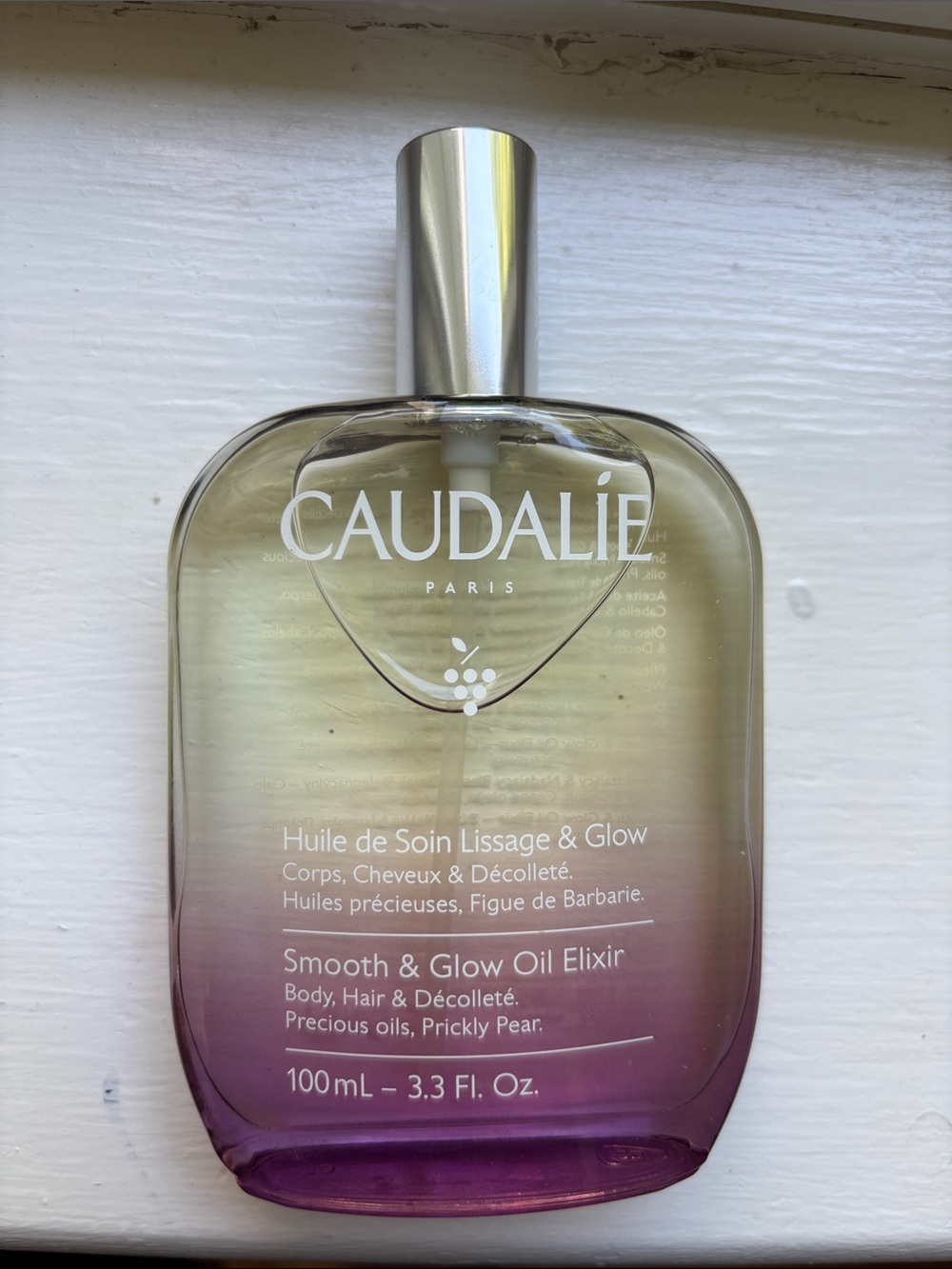 Caudalie Smooth & Glow Oil Elixir - Gold to Purple Gradient